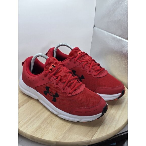 Under Armour Red UA Charged Assert 10 Men’s Size 8.5 Athletic Running Shoe New - Picture 6 of 8